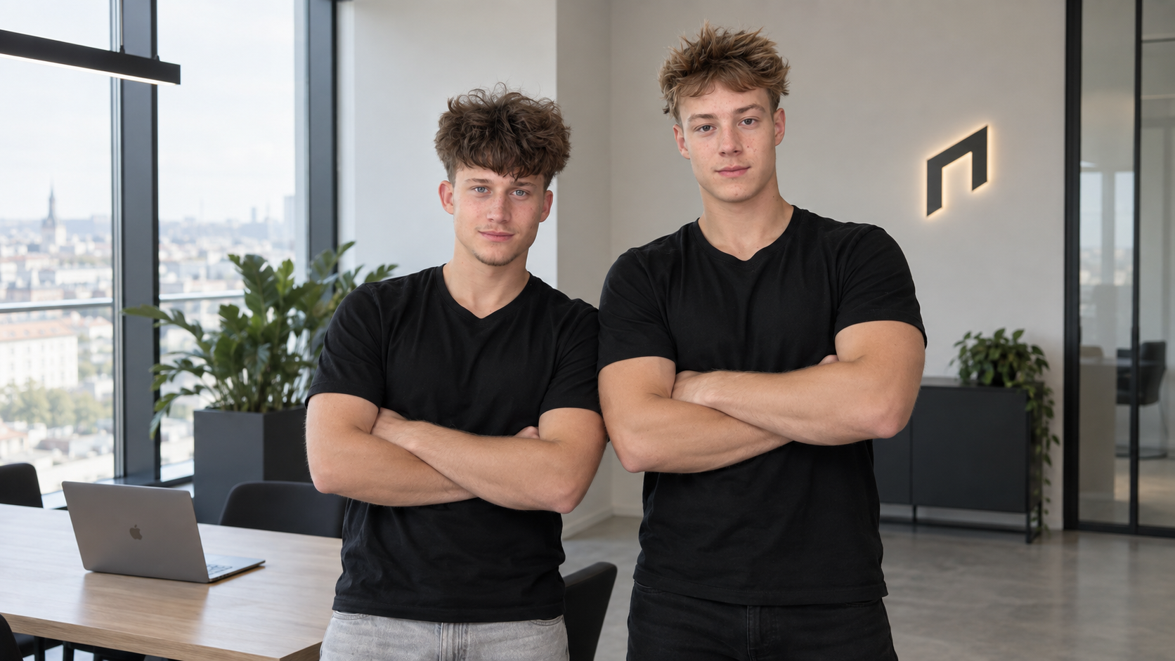 Daniel Šácha a Jan Břichnáč ve studiu Arkaturo